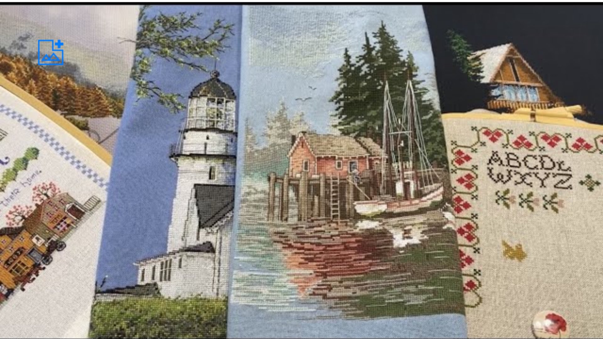 Вышивка крестом.Итоги Октября 2021:готовые работы,процессы и планы. смотреть онлайн