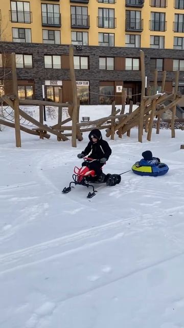 Акция на детский электрический снегоход Eco Koleso K1❄️ #с? смотреть онлайн