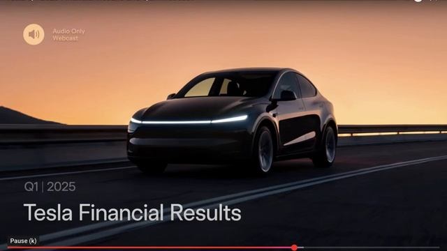 3. Финансовые результаты Tesla за 1 квартал 2025 года и веб-? смотреть онлайн