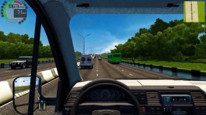 Водитель газели в игре City Car Driving