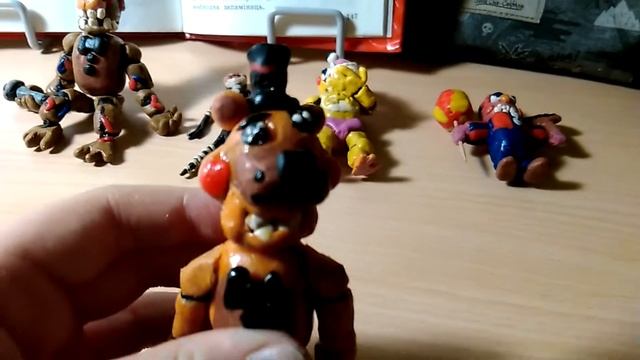 Все мои фигурки фнаф 2 из пластилина