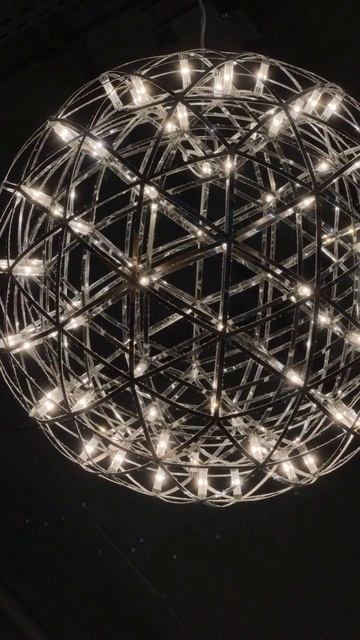 ЛЮСТРА ШАР С ЭФФЕКТОМ 3D #light #chandelier #lamp #luminaire #interiordesign #rel смотреть онлайн