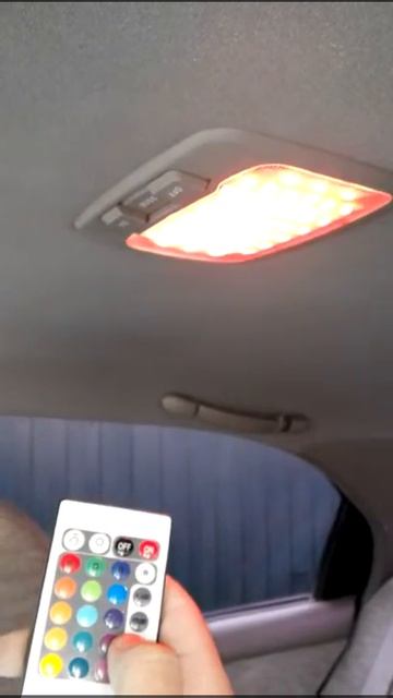 RGB светодиоды в плафон салона