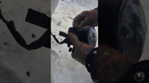 Замена лампы противотуманки Honda crv 2000года