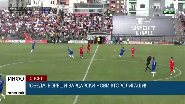 Победа, Борец и Вардарски нови второлигаши! смотреть онлайн