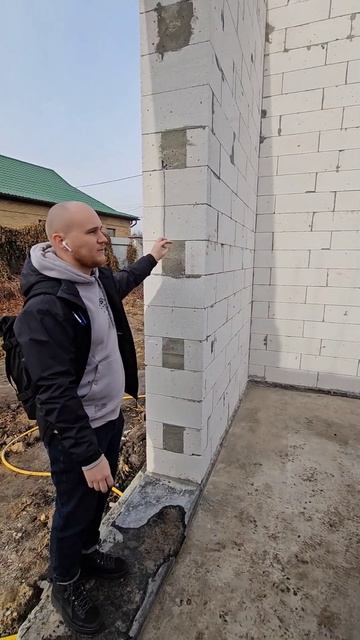 Закладные под монтаж окон в газобетоне #стройка #проек