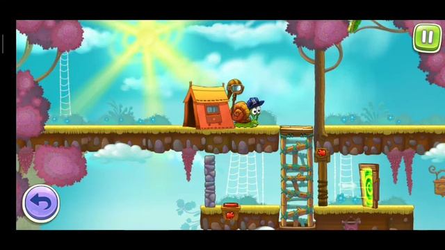 мультяшная игра Snail Bob уровень 1