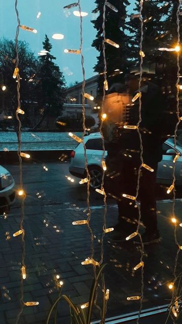 Новогодние лампочки в Пятигорске