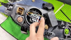 Chevrolet Lacetti 5D установка bi-led модулей и ДХО