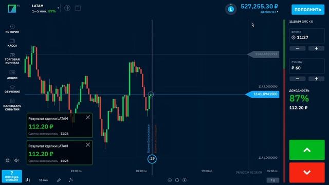 BINARIUM - ДЕМО СЧЕТ. КАК ПРАВИЛЬНО ТОРГОВАТЬ НА BINARIUM БЕЗ Р?