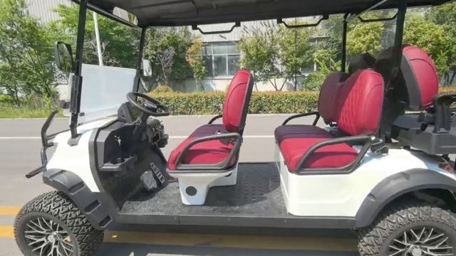 Гольфкар GreenCamel Сонора A42L (4+2, 4kW AC, R14 литые) LUX lifted смотреть онлайн