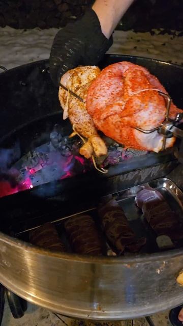 Курочка гриль на вертеле 🤩 смотреть онлайн