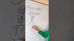 Как рассчитать свой личный день #нумерология #цифрова?