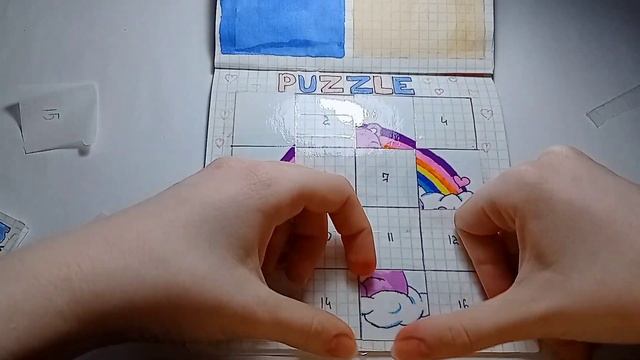 Распаковка бумажных сюрпризов/Красная и фиолетовая темы ❤️💜/ Пазлы 🧩 смотреть онлайн