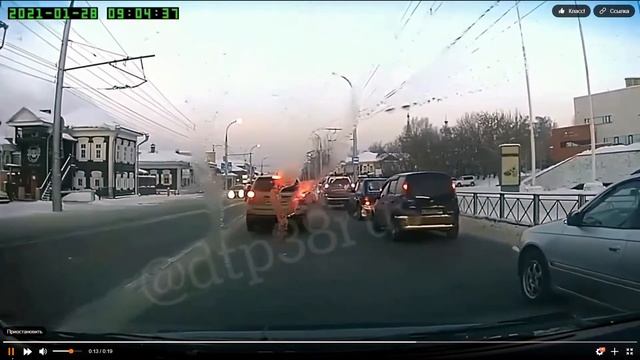 Смертельного ДТП с троллейбусом смотреть онлайн