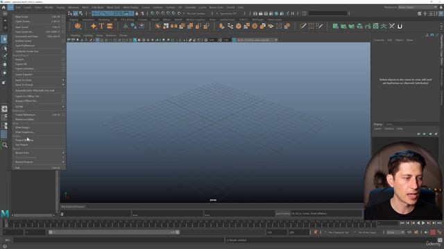 9 - Prepare a New Maya Project смотреть онлайн