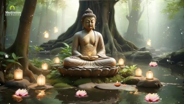 Музыка для медитации внутреннего покоя, расслабления ума 432 Гц смотреть онлайн