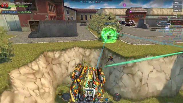 Isida Vampire/Paladin/Hyperion on Lost Temple CTF | Tanki Online | танки Онлайн смотреть онлайн