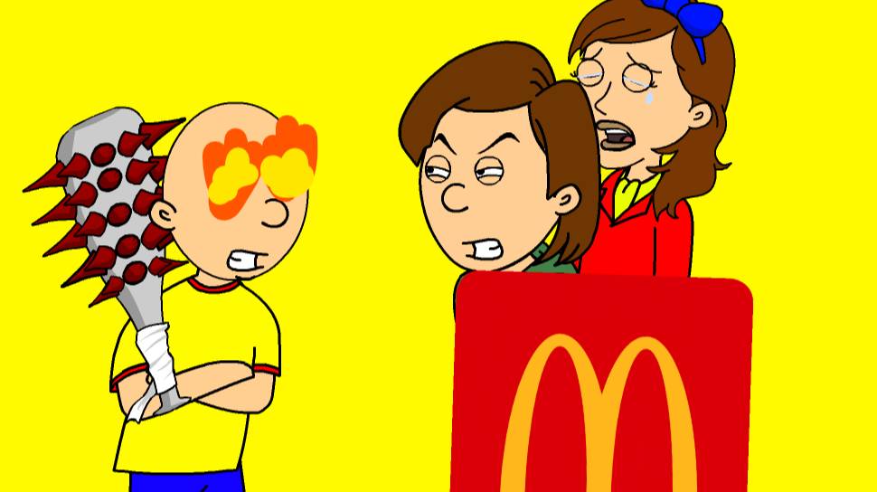 CAILLOU MISBEHAVE INTO MCDONALD'S/GROUNDED EP1 GROUNDED SEASON смотреть онлайн