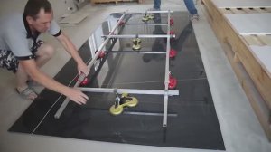 Укладка крупноформатной плитки в санузле