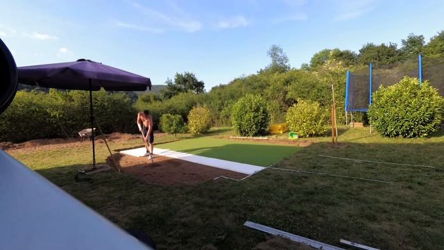 Bestway Frame Pool Aufbau Im Garten 549 X 132 Cm Swimmingpool каркасный бассейн