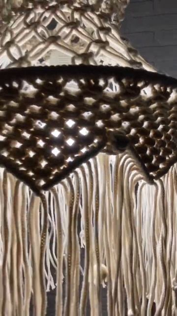 Уют. #макраме #macrame #макрамеабажур #абажур #декордлядом? смотреть онлайн