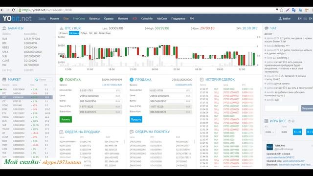 Yobit net ¦ Биржа криптовалют + Мульти Кран в одном месте смотреть онлайн