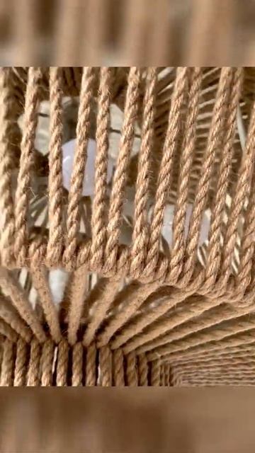 Джутовый светильник смотреть онлайн