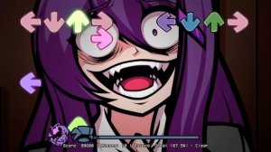 ,,Уничтожаем литературный клуб!" FNF Doki Doki Takeover! Bad Ending. Прохождение без комментов.