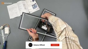 SVEN 85W 3S-APP-BLACK/WHITE Сборка (вариант 2) светодиодной люстры