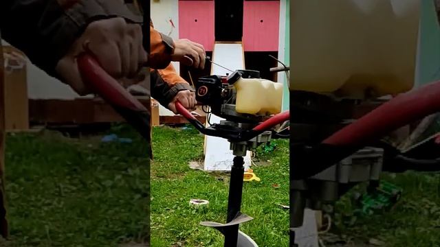 Непонятный лязг при работе ямобура ADA 7 смотреть онлайн