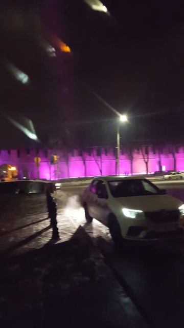 Нижегородский кремль. Новогодняя подсветка(1) смотреть онлайн