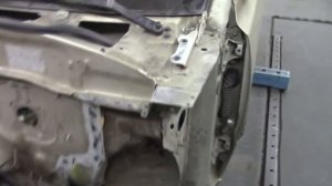 Кузовной ремонт. Хендай Акцент, не много из передней части. Body repair.