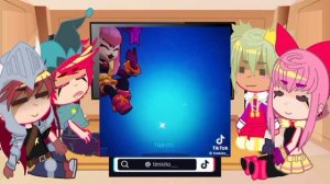 реакция бравлеров на тт💘 [честер/драко] //gacha club\\ |1/1|