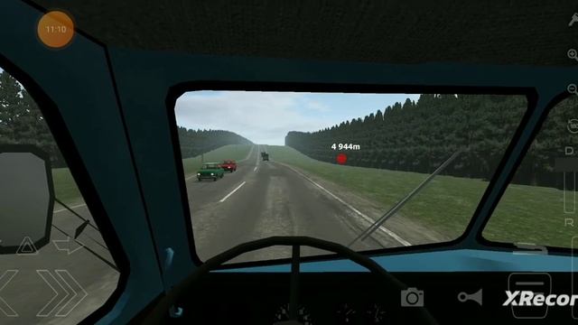 отвезли песок на МАЗЕ на стройку!!