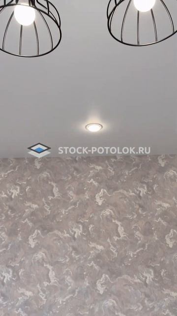 Натяжной потолок матовый! #натяжные_потолки #потолки смотреть онлайн