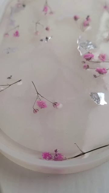 Подставка с гипсофилами из эпоксидки. Нежный весенний смотреть онлайн