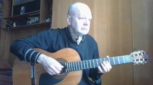 Оборванные струны (Старинный вальс) на гитаре