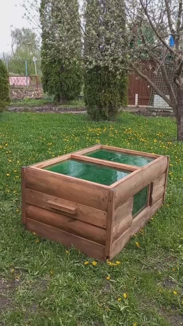 diy #7. Небольшой парник для рассады из остатков стройматериалов своими руками. Для сада и дачи.