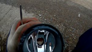 NISSAN QASHQAI J11  замена стекла противотуманной фары