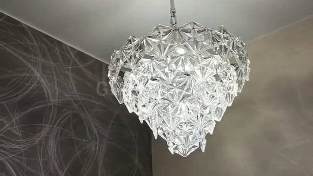 Распаковка и демонстрация подвесной люстры Odeon Light Talert смотреть онлайн