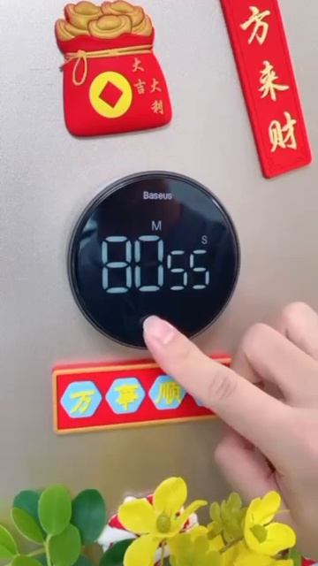 Цифровой кухонный таймер Baseus. смотреть онлайн