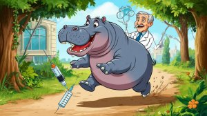 Про бегемота который боялся прививок