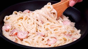 Рецепт пасты за 5 минут! Это самая вкусная паста которую я ела!