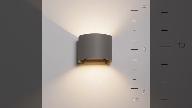 Уличный LED настенный светильник Maytoni Fulton O573WL-L6GR