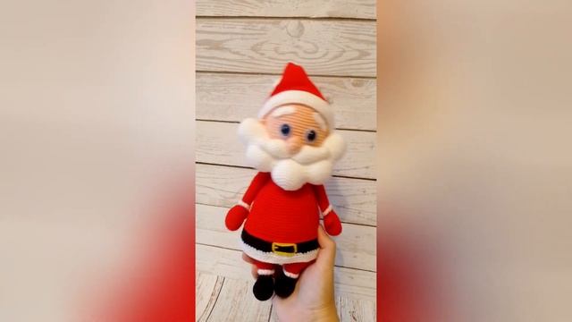 Вязаный Дед мороз   Новый год   Ручная работа 8