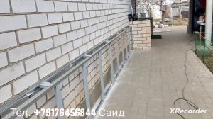 Обшивка цоколь                профнастила белый камень