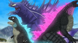 Годзила эволюция против Абисального годзилы