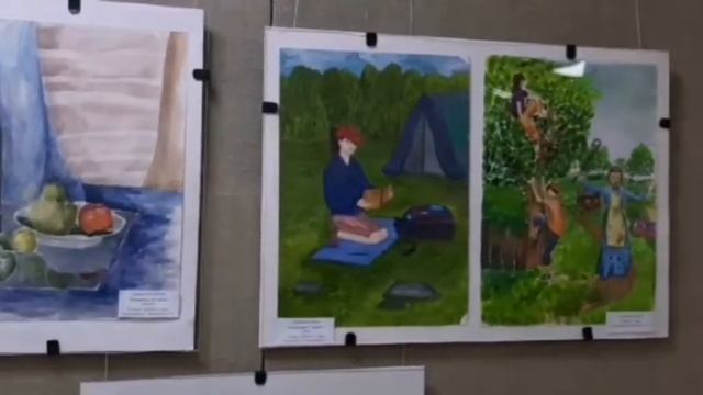 «Выставка работ учащихся, выпускников и преподавателей, посвященная Юбилею школы»