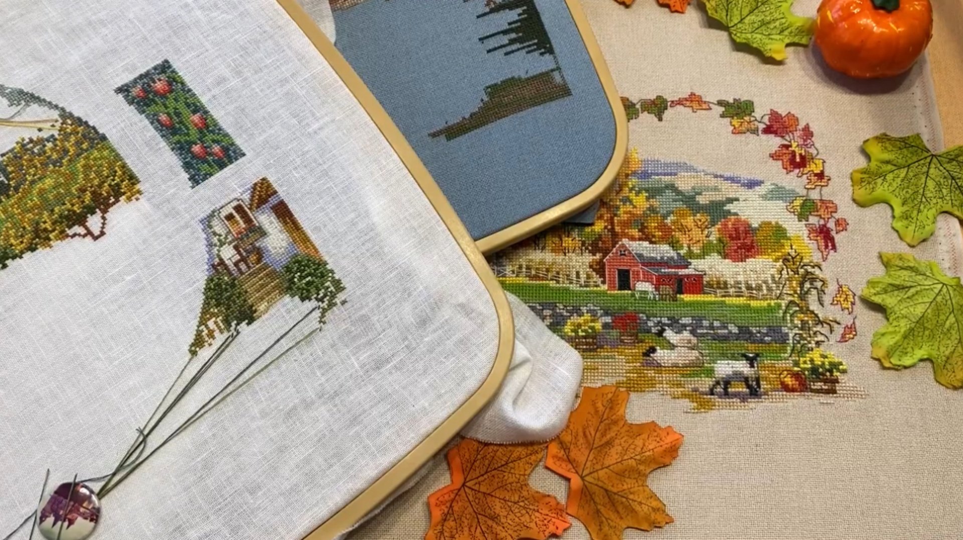 Вышивка крестом.Вышивальная неделя(17.09-24.09):готовая работа,процессы и планы.2021 г. смотреть онлайн